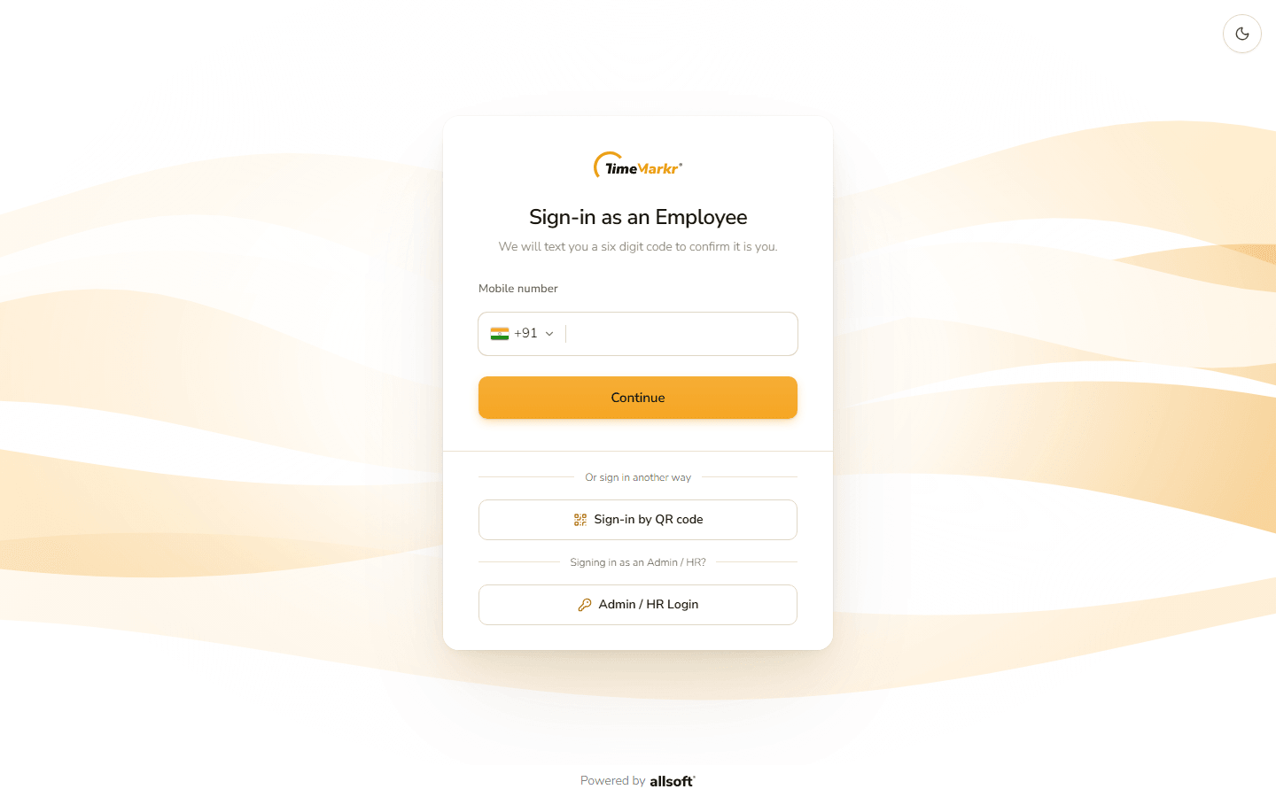 Employee sign-in